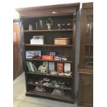 A Victorian mahogany book case with adjustable shelves ****Condition report****