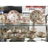 An early 20th century Noritake Japanese tea set featuring fine quality hand painted gold encrusted