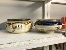 A George Jones bowl and a Noritake bowl