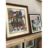 2 vintage style Tetley's/Bass brewery prints