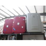 3 large suitcases