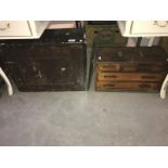 2 engineers boxes with tools
