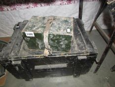 2 military boxes.