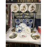 A quantity of collectors plates including Doulton & Spode etc.