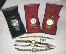 7 assorted wristwatches including Orlando, Lorus & ulsar etc.