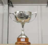 A large silver trophy 'The Lonsdale Trophy, The People,
