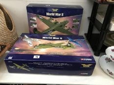 2 boxed Corgi aviation archive World war II in the Pacific ,