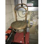 A Bentwood chair