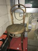 A Bentwood chair