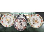 4 assorted Royal Crown Derby plates.