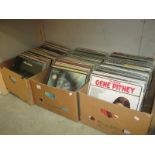 3 boxes of LP records (mixed rock and pop)