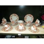 A vintage 36 piece tea set