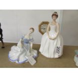 2 Royal Doulton figurines - Ann HN2739 and Marjorie HN2788.