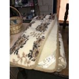 A large fleece throw