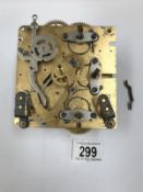 An old clock movement