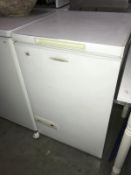 An Electrolux small chest freezer