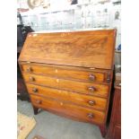 A good quality mahogany bureau.