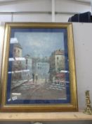 An original oil painting by French artist Gervais