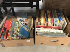 2 boxes of mainly 1970's children's annuals