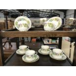 A Royal Worcester Vine Harvest tea set