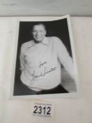 A signed photograph of Frank Sinatra.