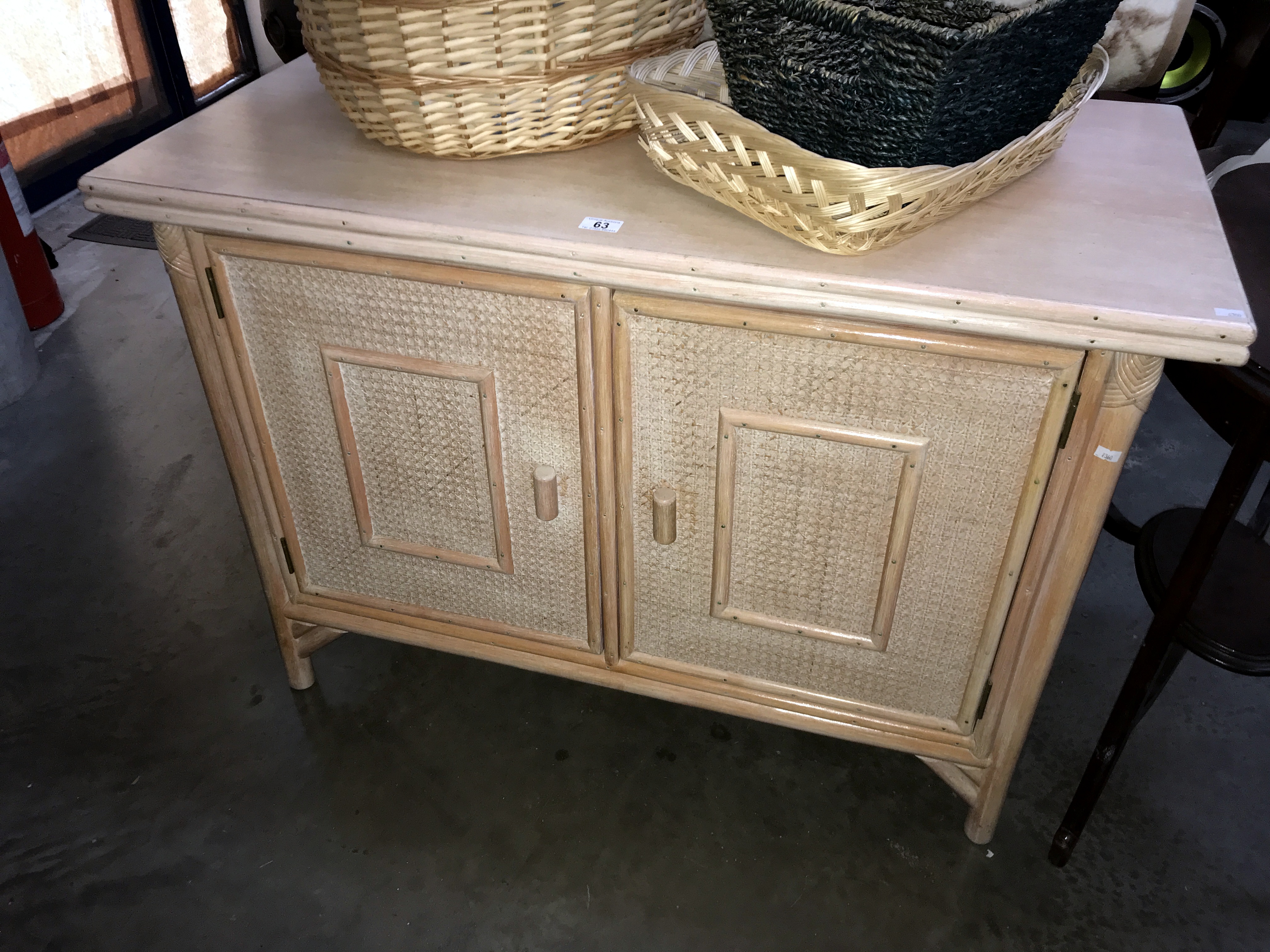 A pink loom bedroom cupboard