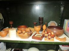 A good lot of assorted wooden items including games