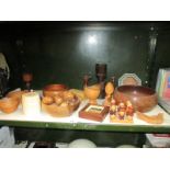 A good lot of assorted wooden items including games