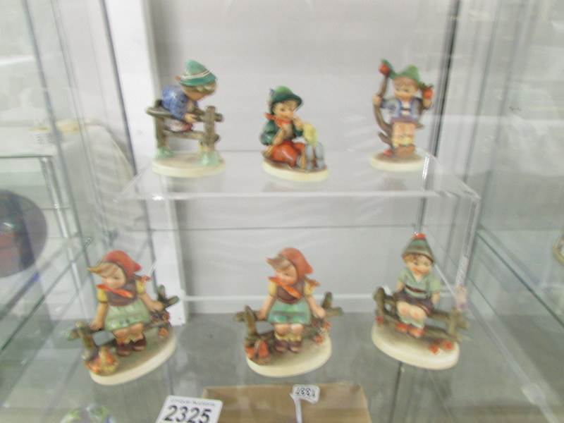 6 Goebel Hummel figurines.