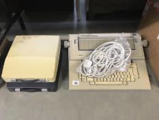 An Olivetti electric typewriter & 2 others