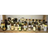 Over 40 miniature bottles of whisky