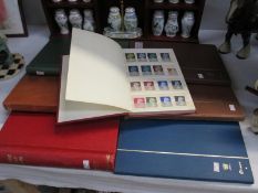 7 albums/stock books of British stamps