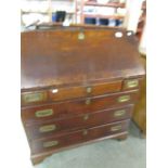 An oak bureau.