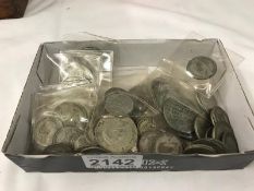 Approximately 500gms of pre 1947 silver coinage