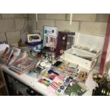 A large quantity of new craft items