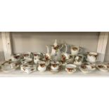 A collection of Royal Albert Old Country Roses china and tea ware