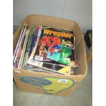 A quantity of assorted 1990's wrestling magazines
