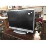 A JVC flat screen TV