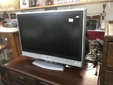 A JVC flat screen TV