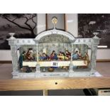 A large Danbury Mint 'Last Supper' tableau