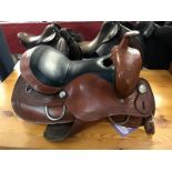 A Western saddle