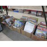 A large collection of Model Railroader, Model Rail, Garden Rail magazines etc.