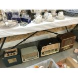 4 vintage radios