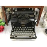 An early Royal typewriter