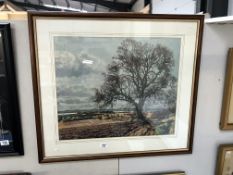 A large print of countryside