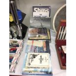 A quantity of books on ships Military aircraft engineering etc.