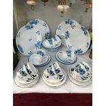 A 20 piece Correlle dinner set & a Cotswold tea set