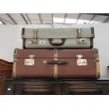 2 vintage suitcases