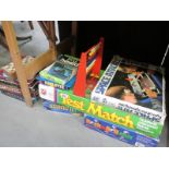 A box of assorted games (completeness unknown)