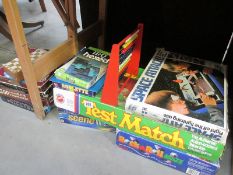 A box of assorted games (completeness unknown)